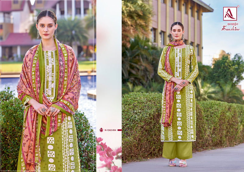 Alok Suits Sunshine Rayon Summer Printed Stitched Tie Pattern Printed Designer Salwar Kameez