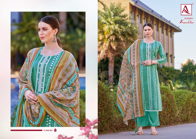 Alok Suits Sunshine Rayon Summer Printed Stitched Tie Pattern Printed Designer Salwar Kameez