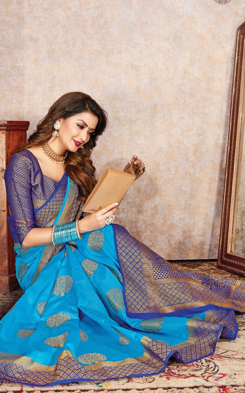 Sangam Prints Launch Nilmani Silk Naylone Silk Deisgner Traditional look Wedding Wear Sarees