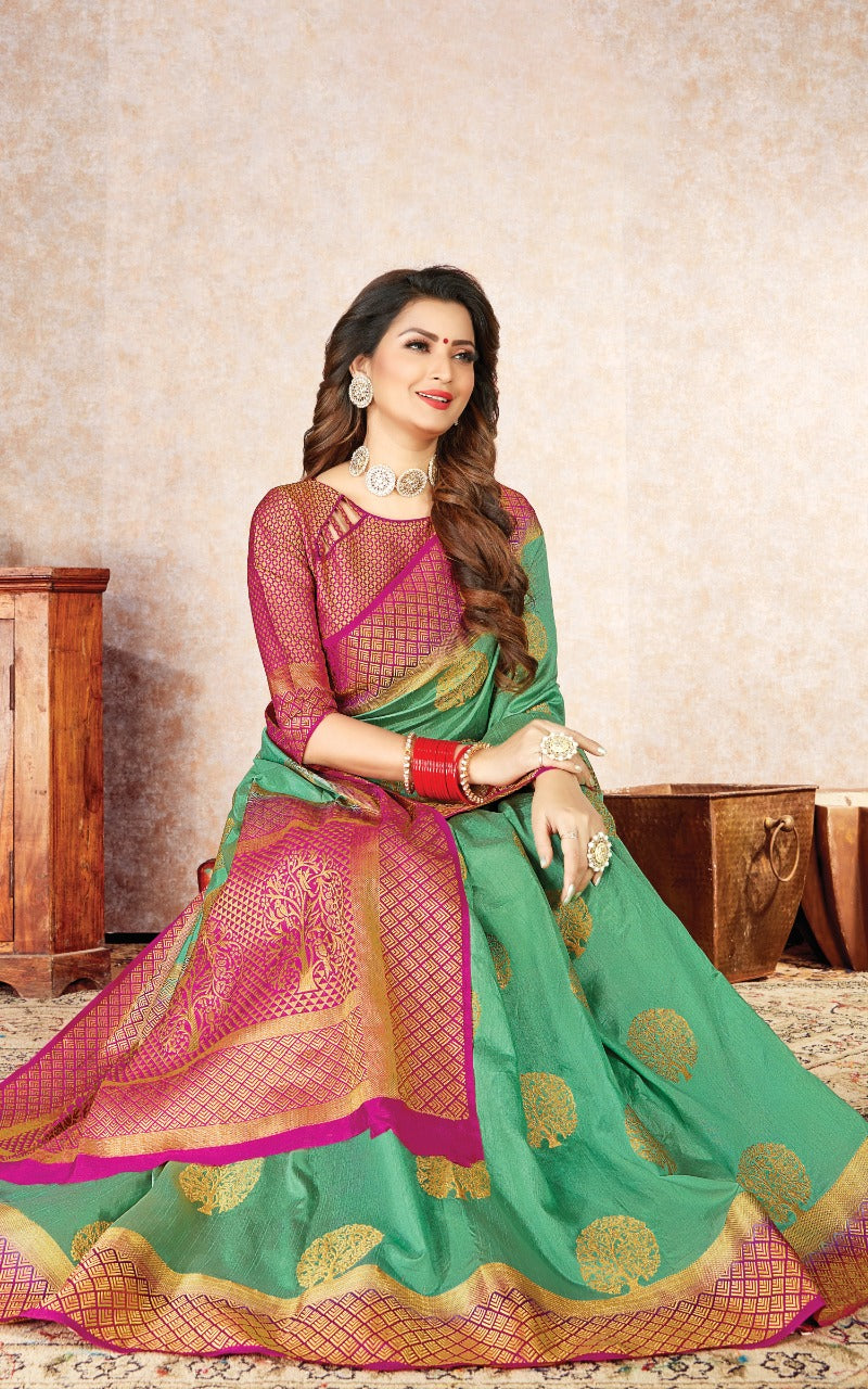 Sangam Prints Launch Nilmani Silk Naylone Silk Deisgner Traditional look Wedding Wear Sarees