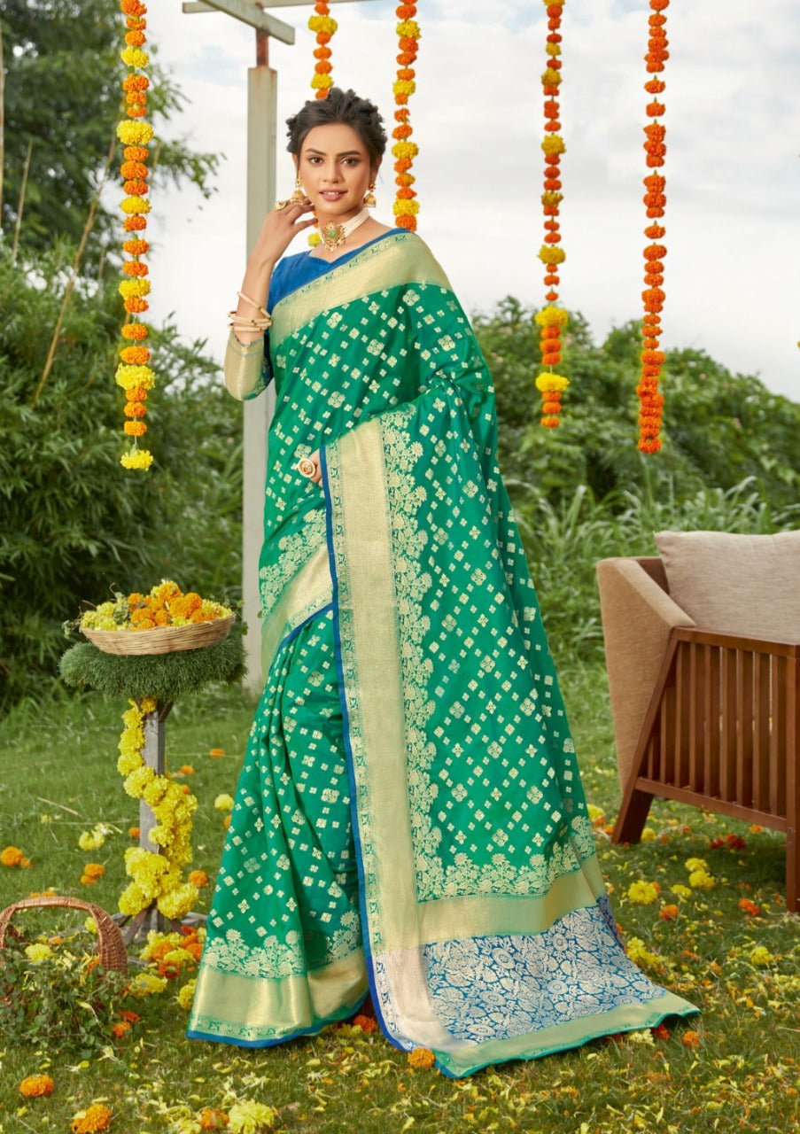 Sangam Prints Shivoham Silk Fancy Designer Banarasi saree