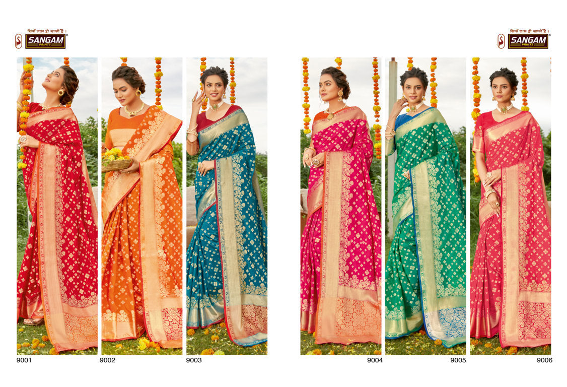 Sangam Prints Shivoham Silk Fancy Designer Banarasi saree