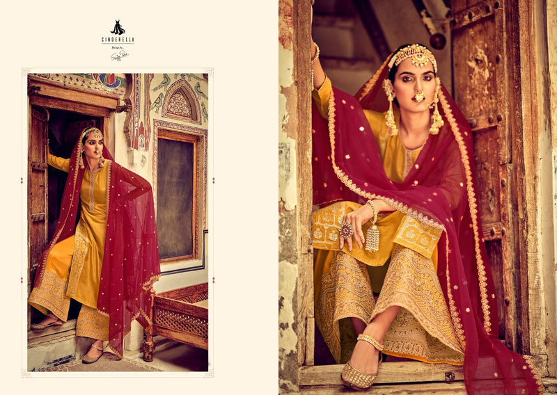 Sanskruti Silk Mills Launch By Zarbab Upada Silk With Fancy Embroidery Work Designer Salwar Kameez