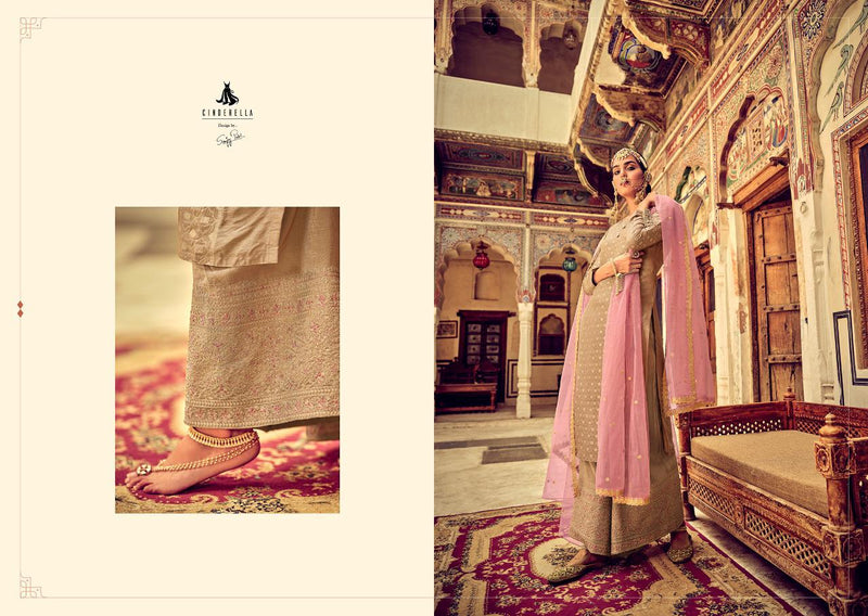 Sanskruti Silk Mills Launch By Zarbab Upada Silk With Fancy Embroidery Work Designer Salwar Kameez