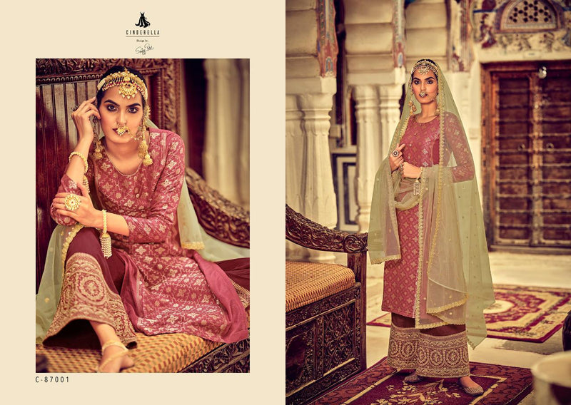 Sanskruti Silk Mills Launch By Zarbab Upada Silk With Fancy Embroidery Work Designer Salwar Kameez