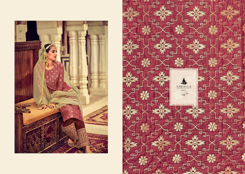 Sanskruti Silk Mills Launch By Zarbab Upada Silk With Fancy Embroidery Work Designer Salwar Kameez