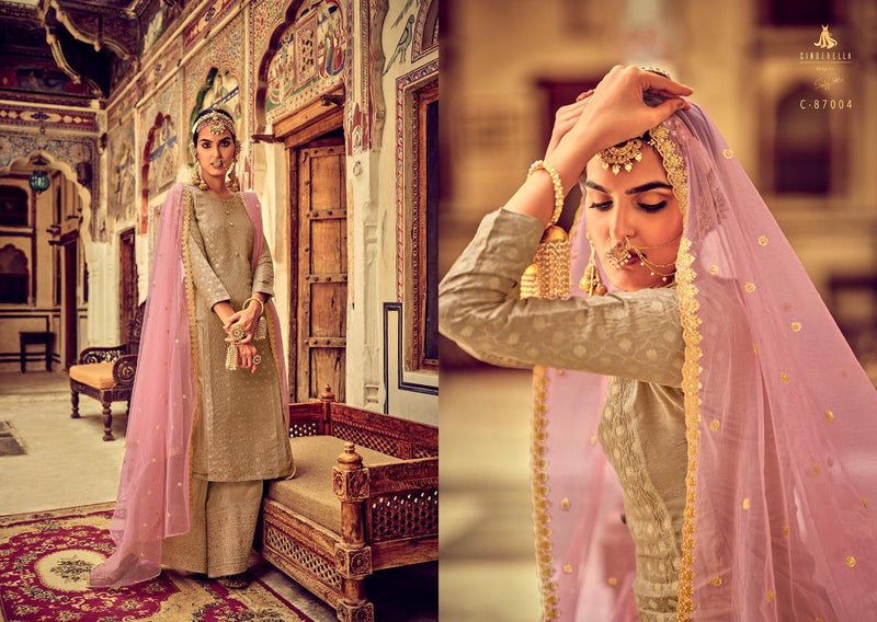 Sanskruti Silk Mills Launch By Zarbab Upada Silk With Fancy Embroidery Work Designer Salwar Kameez