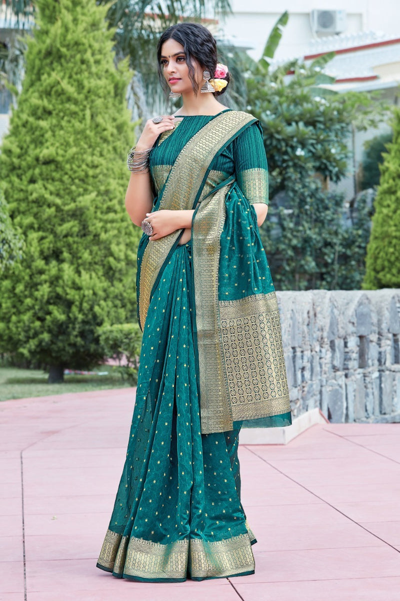 Sargam Prints Anupama Organza Digital Saree