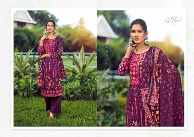 Shiv Gori Silk Mills Parijat Vol 2 Velvet Digital Print Salwar Suit