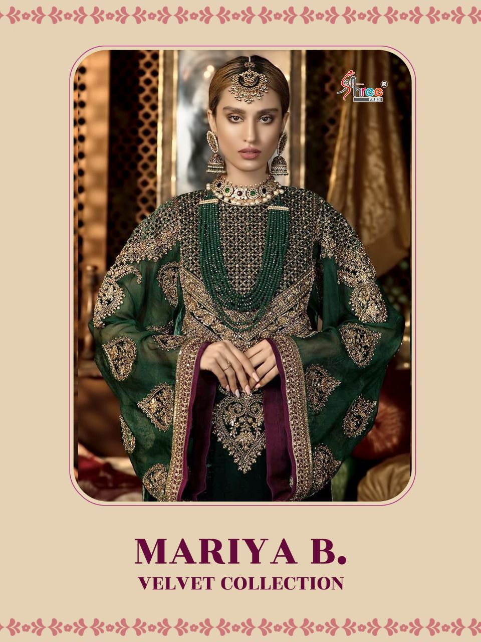 Shree Fab Mariya B Velvet Collection Fancy Salwar Suit