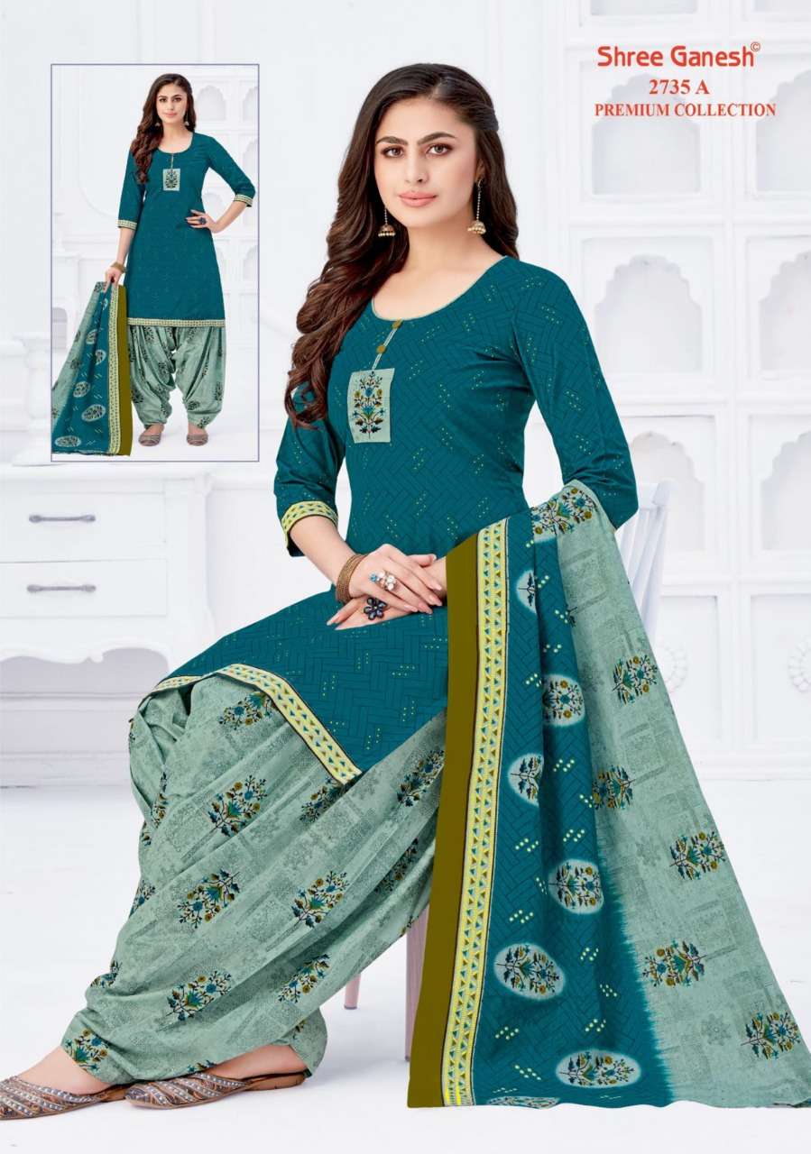 Shree Ganesh Hanshika Vol 10 Pure Cotton Readymade Patiyala Suit