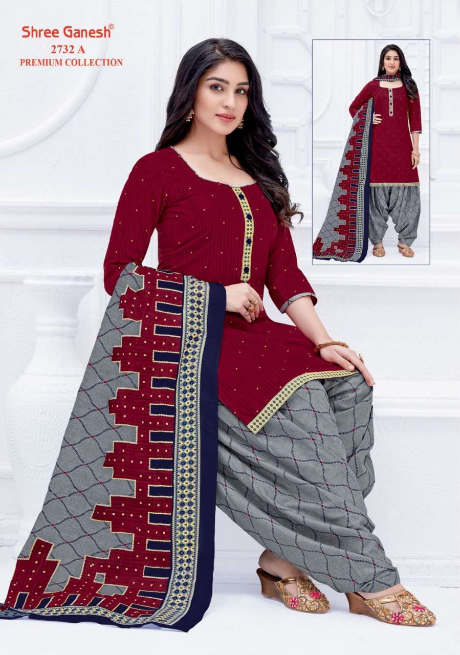 Shree Ganesh Hanshika Vol 10 Pure Cotton Readymade Patiyala Suit