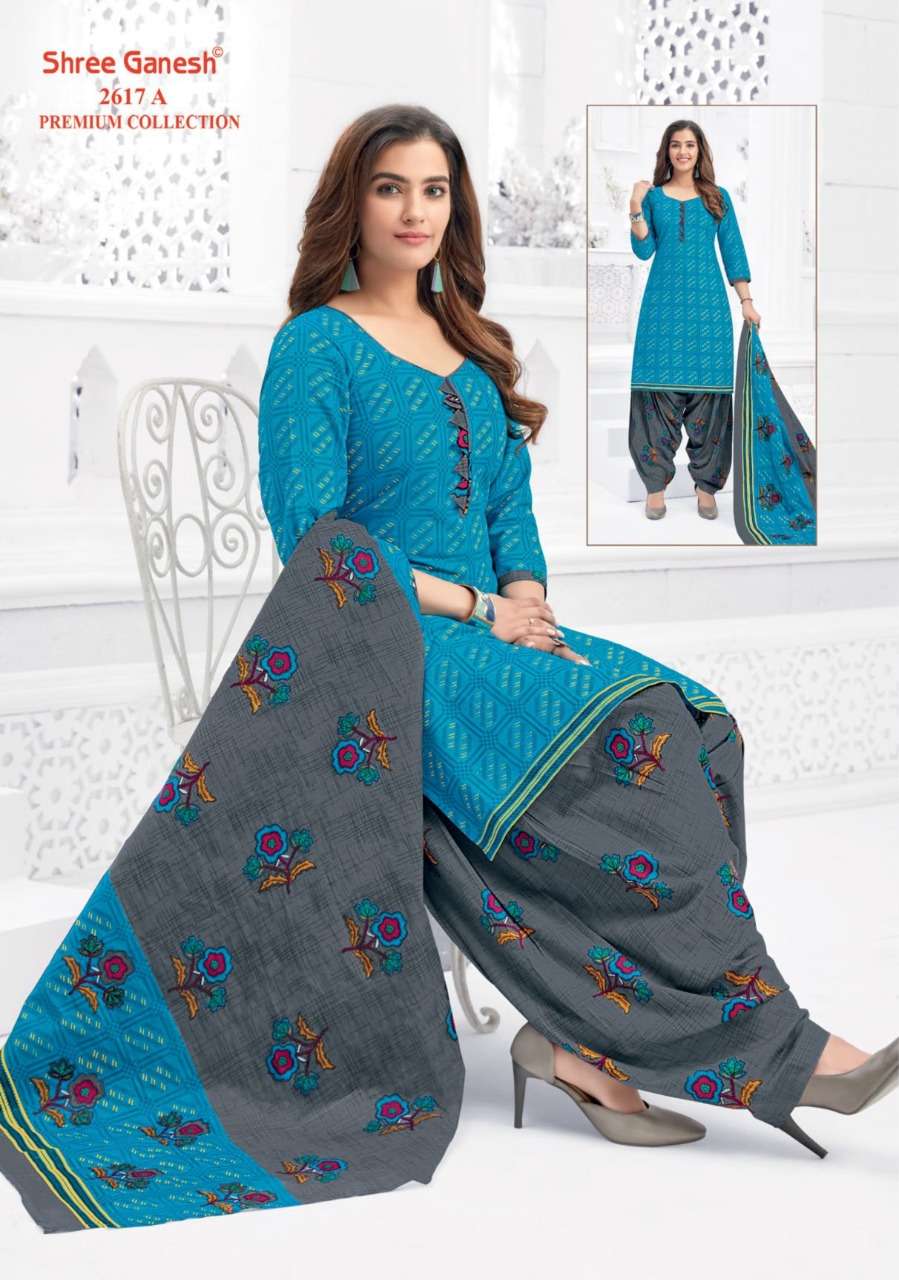 Shree Ganesh Hanshika Vol 10 Pure Cotton Readymade Patiyala Suit