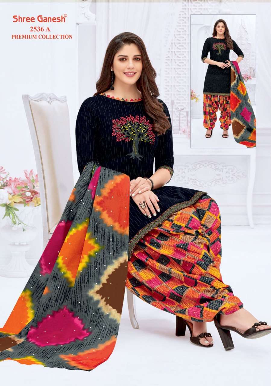 Shree Ganesh Hanshika Vol 10 Pure Cotton Readymade Patiyala Suit