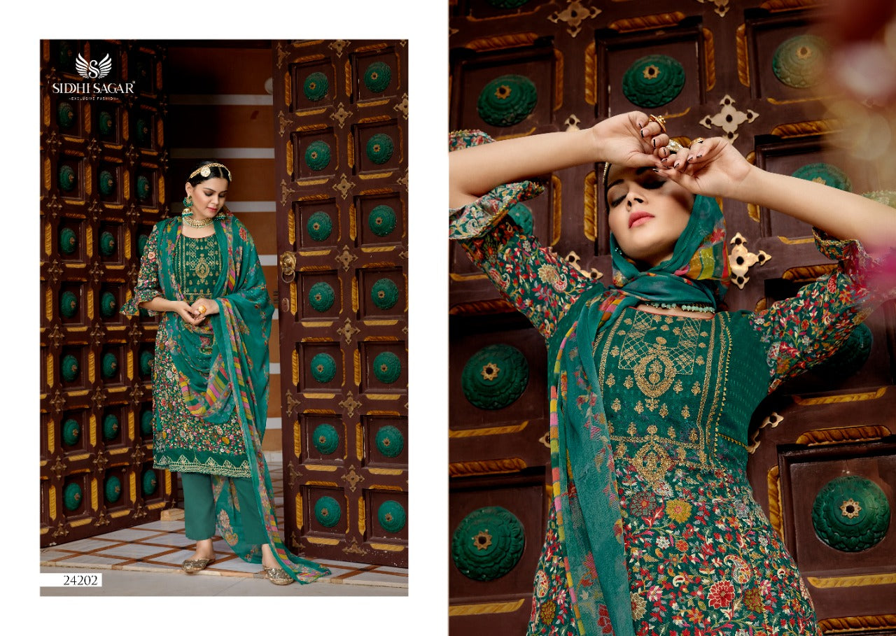 Siddhi  Sagar Ayra Pashmina Digital Print  Salwar Suit