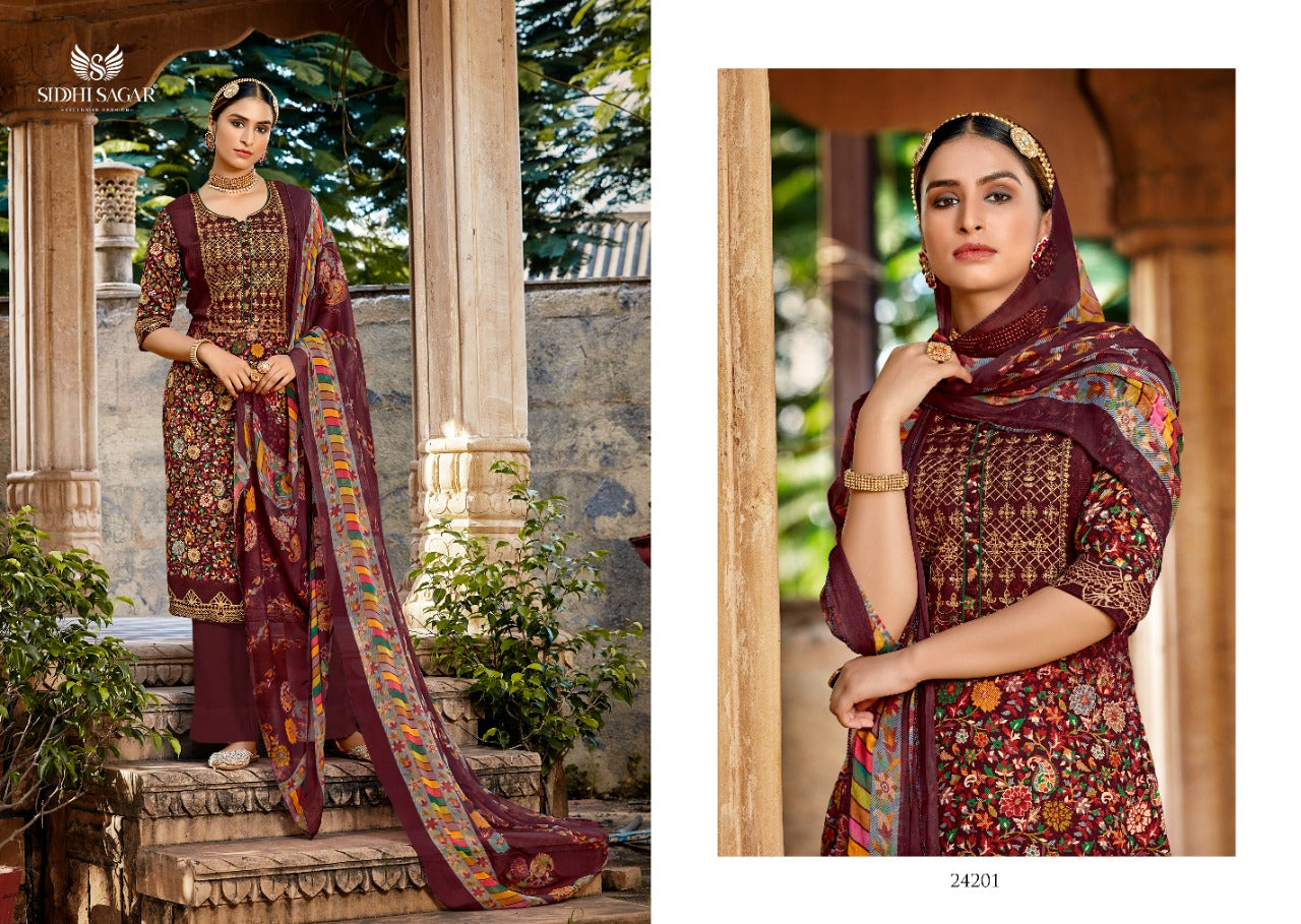 Siddhi  Sagar Ayra Pashmina Digital Print  Salwar Suit