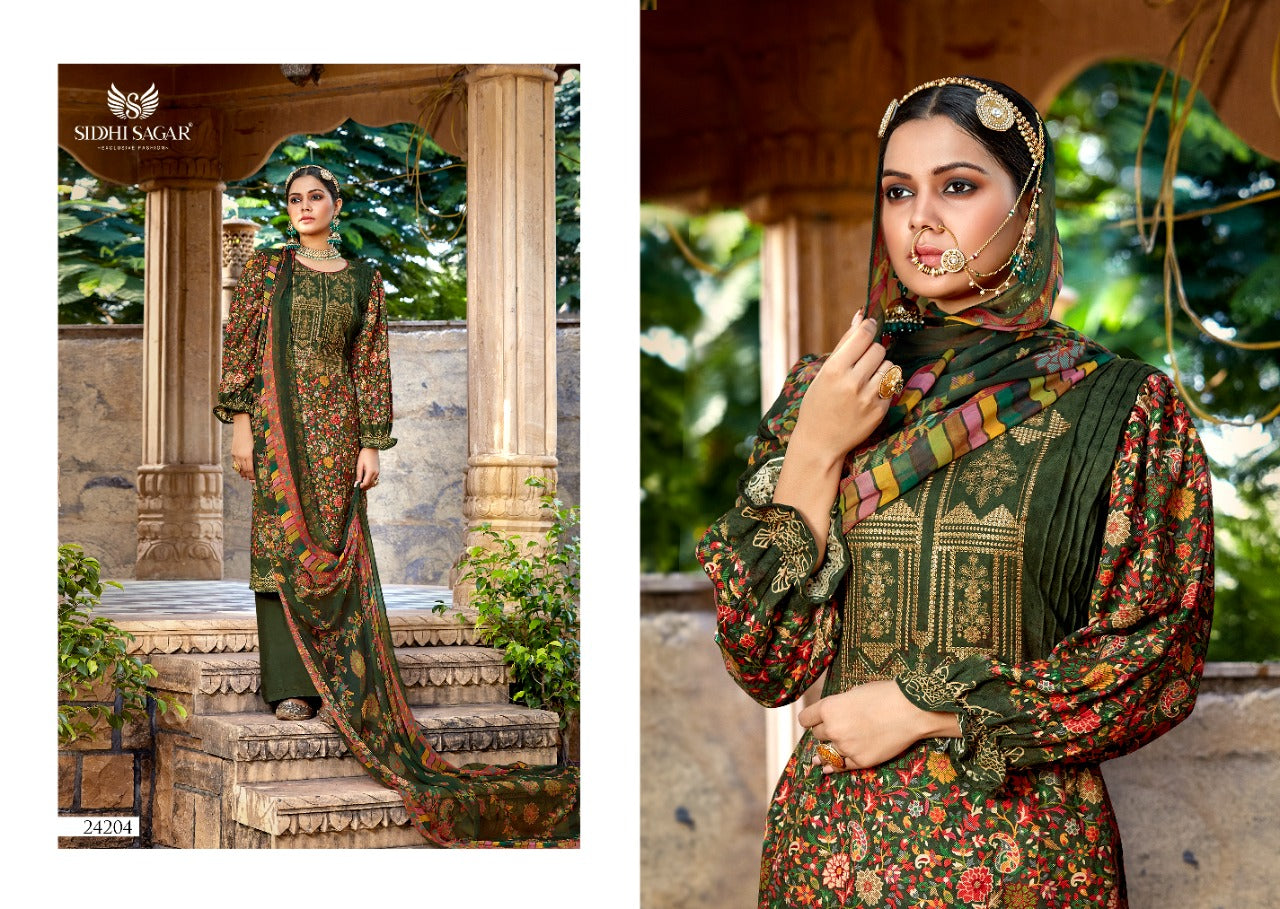 Siddhi  Sagar Ayra Pashmina Digital Print  Salwar Suit