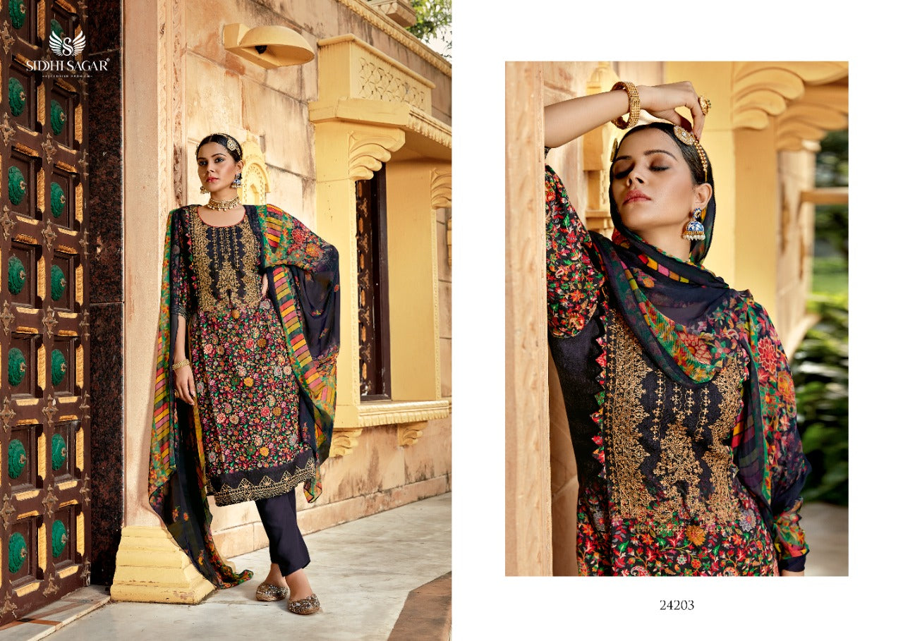 Siddhi  Sagar Ayra Pashmina Digital Print  Salwar Suit