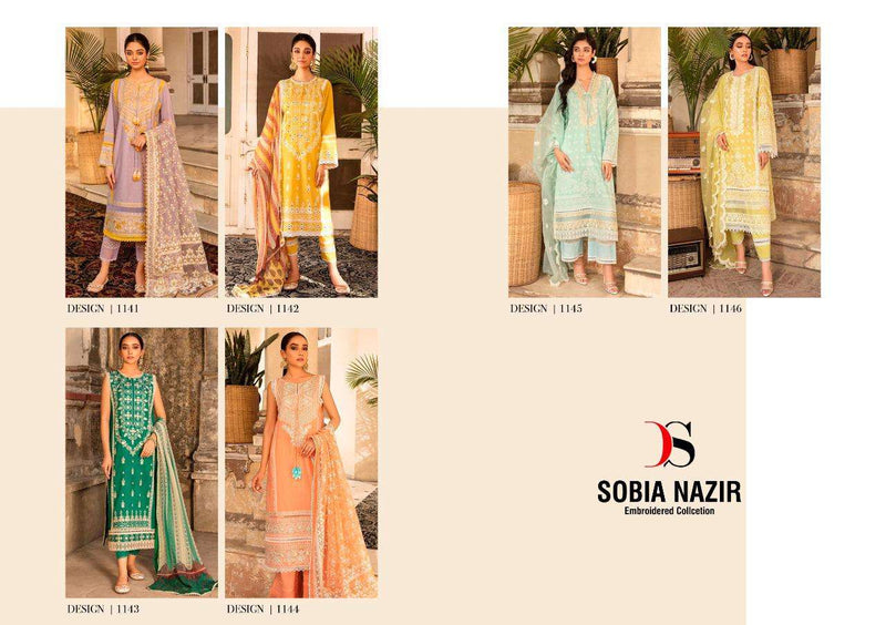 Sobia Nazir Embroidery By Deepsy Suit Cotton With Heavy Work Wedding Wear Pakistani Salwar Kameez