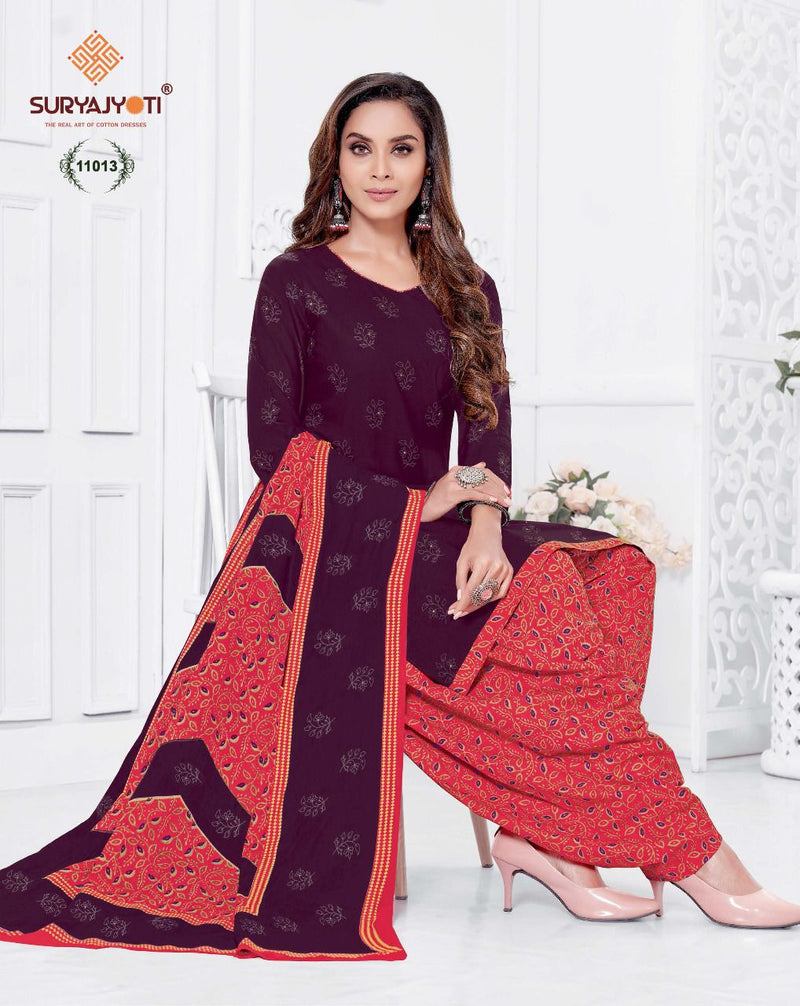 Suryajyoti Sui Dhaga Vol 11 Pure Cotton Casual Daily Wear Salwar Kameez