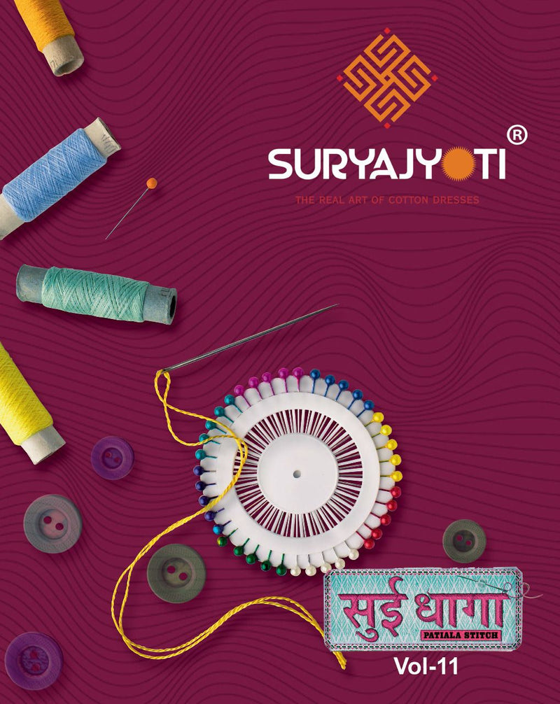 Suryajyoti Sui Dhaga Vol 11 Pure Cotton Casual Daily Wear Salwar Kameez