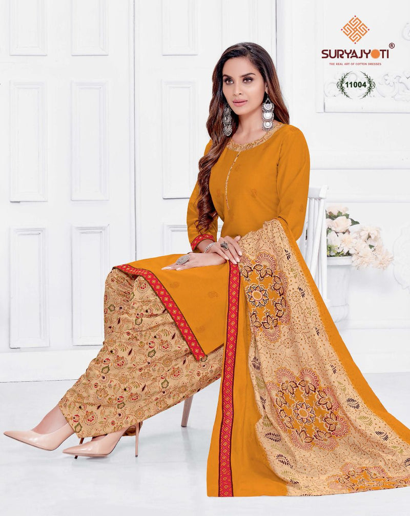 Suryajyoti Sui Dhaga Vol 11 Pure Cotton Casual Daily Wear Salwar Kameez