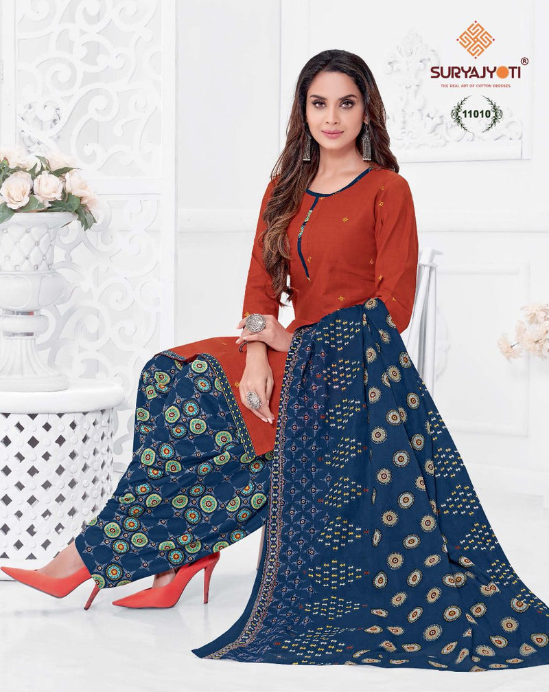 Suryajyoti Sui Dhaga Vol 11 Pure Cotton Casual Daily Wear Salwar Kameez