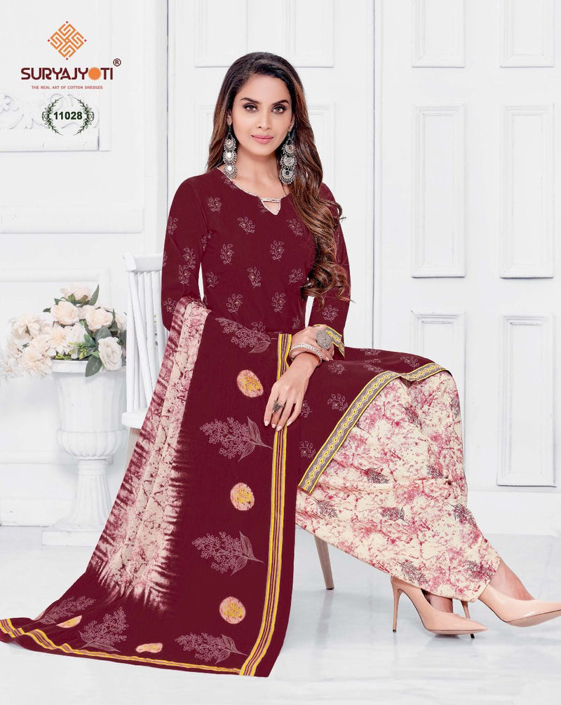 Suryajyoti Sui Dhaga Vol 11 Pure Cotton Casual Daily Wear Salwar Kameez