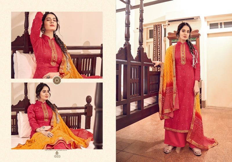 Sweety Fashion Launch Sugandha Cotton Satin With Fancy Printed Regulae Wear Salwar Suits