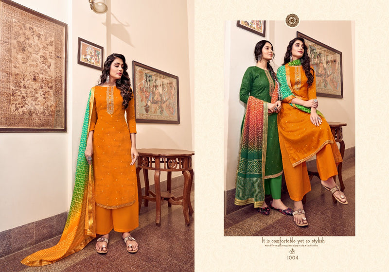 Sweety Fashion Launch Sugandha Cotton Satin With Fancy Printed Regulae Wear Salwar Suits