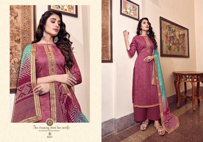 Sweety Fashion Launch Sugandha Cotton Satin With Fancy Printed Regulae Wear Salwar Suits