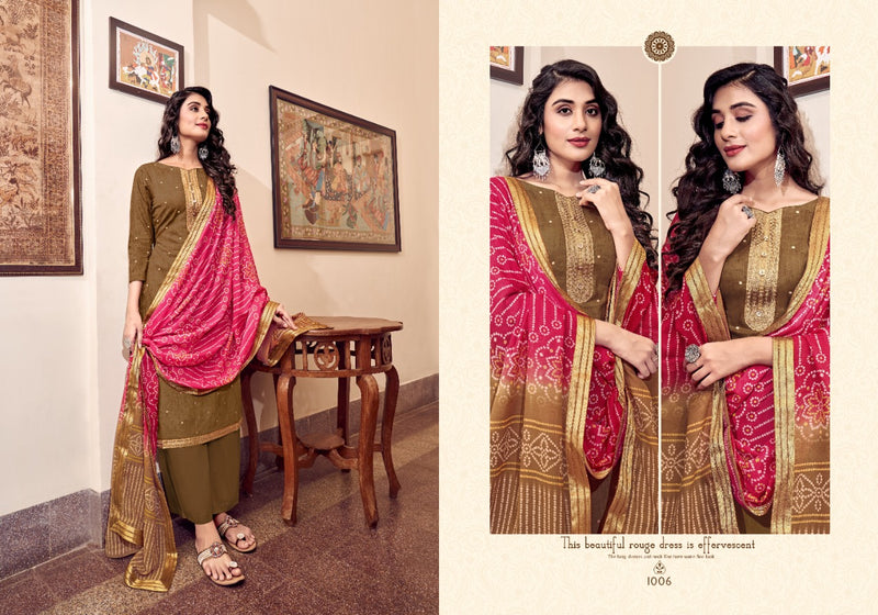 Sweety Fashion Launch Sugandha Cotton Satin With Fancy Printed Regulae Wear Salwar Suits