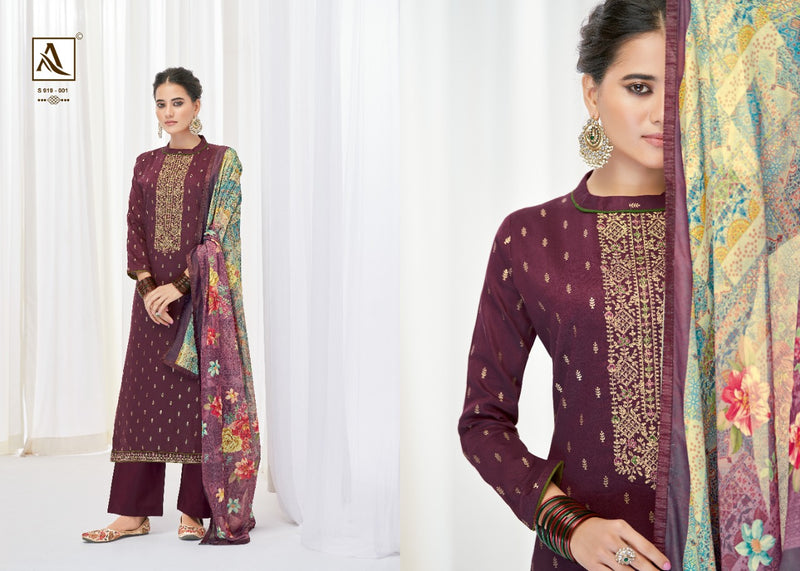 Alok Suits Tarunika Jam Cotton Fancy Party Wear Embroidered Party Wear Salwar Suits