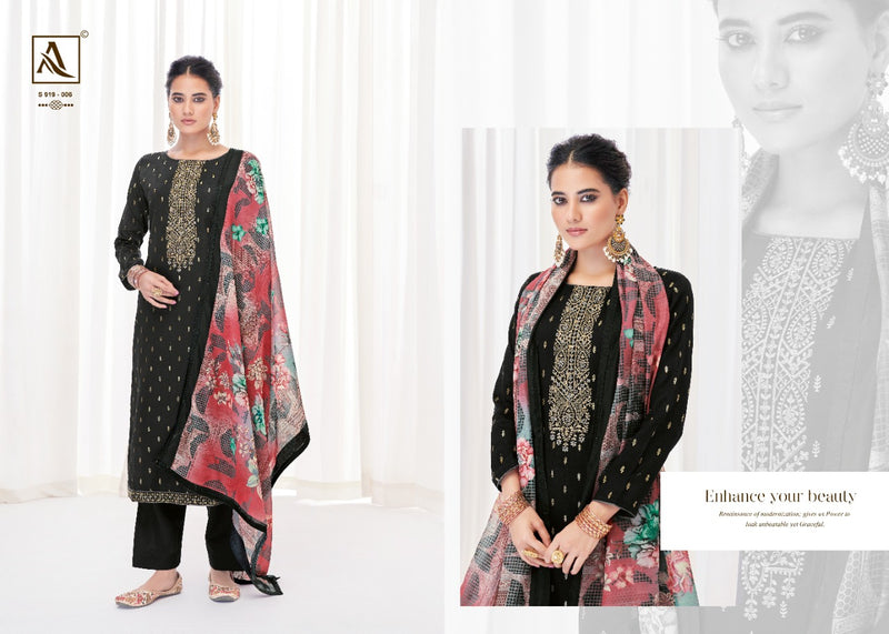 Alok Suits Tarunika Jam Cotton Fancy Party Wear Embroidered Party Wear Salwar Suits