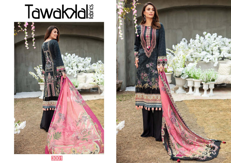 Tawakkal Fabrics Opulence Luxury Cotton Vol 3 Pure Cotton Pakistani Style Party Wear Salwar Suits