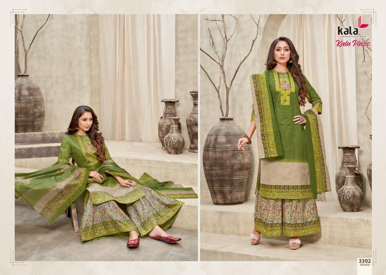 Tarika Creation Kala Plazzo Pure Cotton Casual Wear Suit