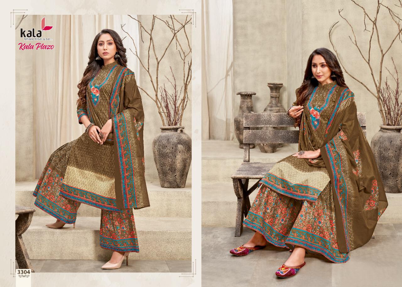 Tarika Creation Kala Plazzo Pure Cotton Casual Wear Suit