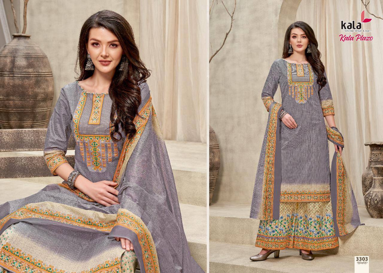 Tarika Creation Kala Plazzo Pure Cotton Casual Wear Suit