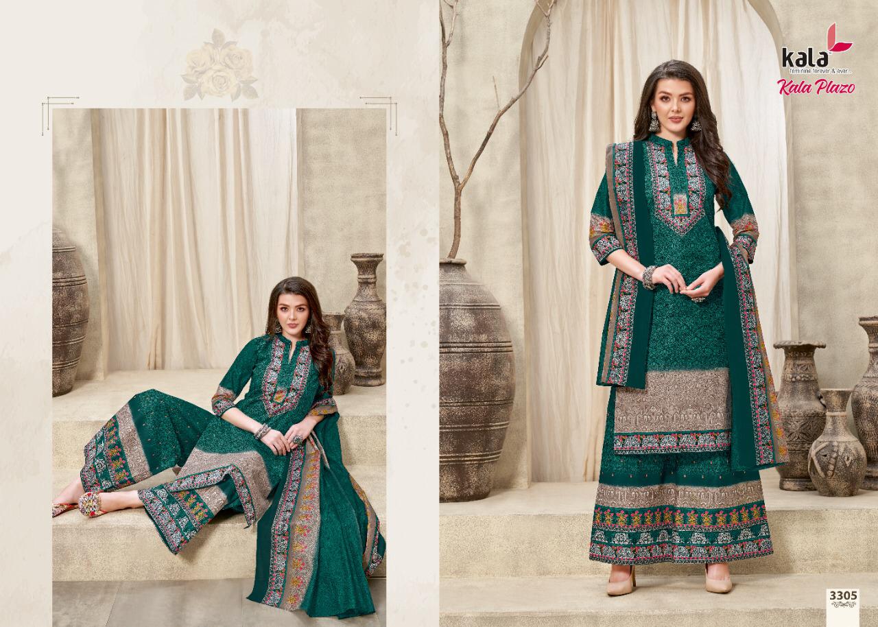 Tarika Creation Kala Plazzo Pure Cotton Casual Wear Suit