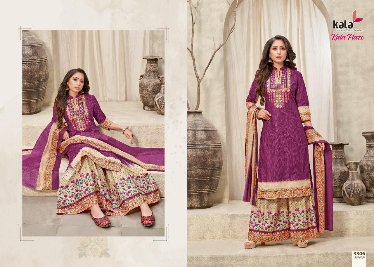 Tarika Creation Kala Plazzo Pure Cotton Casual Wear Suit