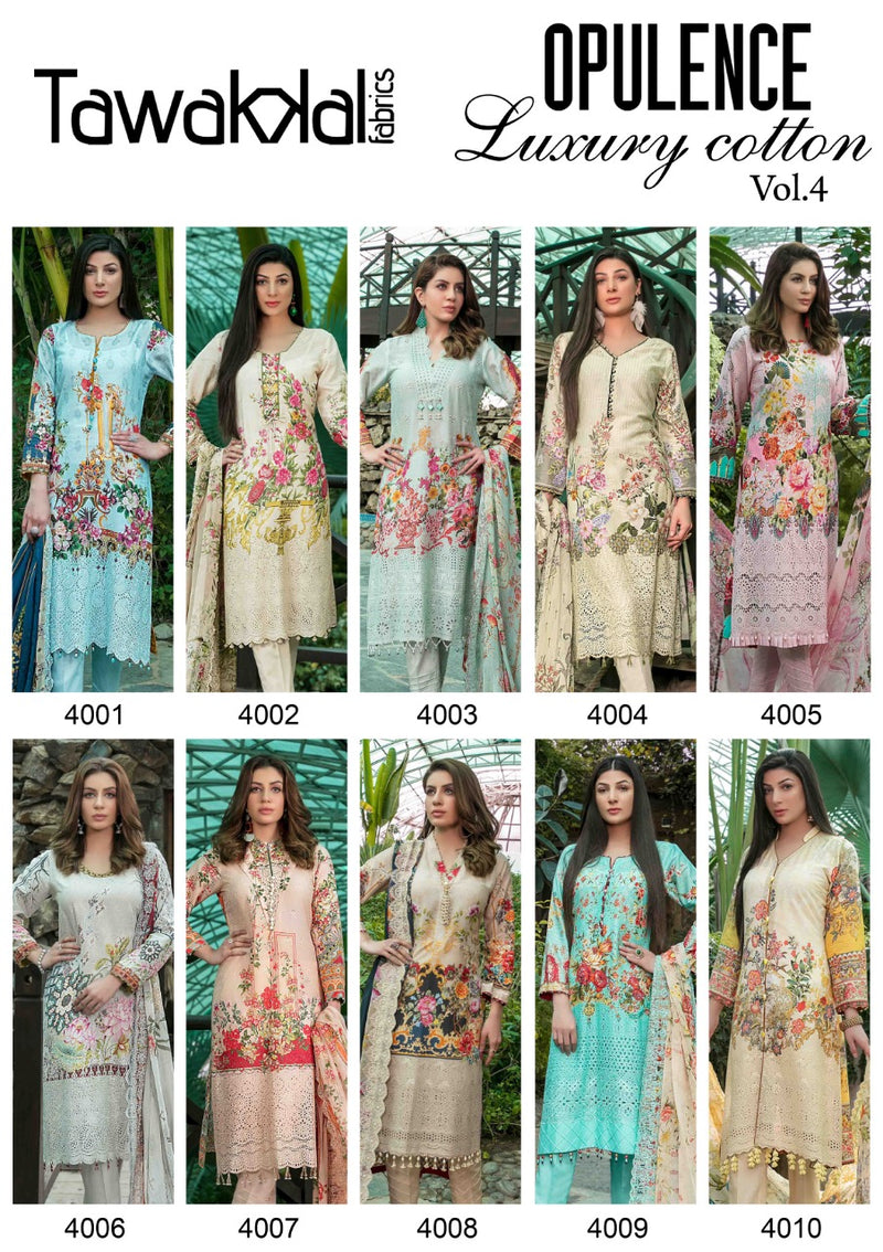 Tawakkal Opulence Vol 2 Cotton Dailywear Pakistani Salwar Kameez