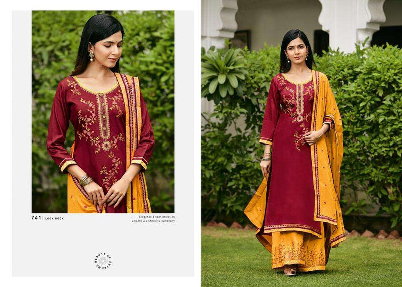 Triple Aaa Kalash Vol 6 Jam Silk Embroidered Work Salwar Kameez