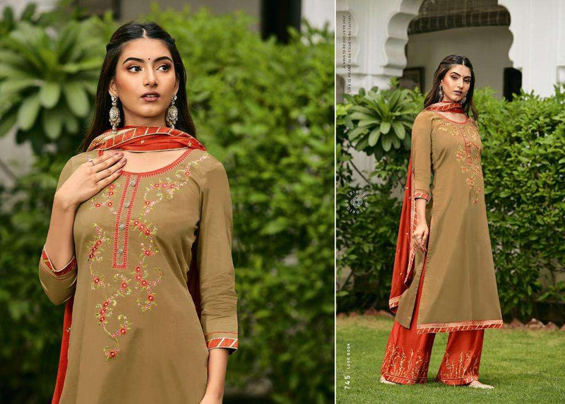 Triple Aaa Kalash Vol 6 Jam Silk Embroidered Work Salwar Kameez