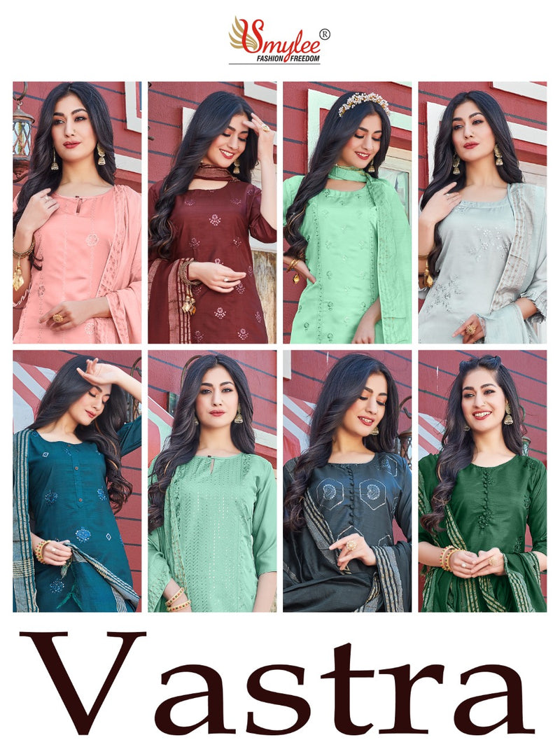 Smylee Fashion Vastra Fiona Silk Fancy Stytlish Party Wear Kurtis