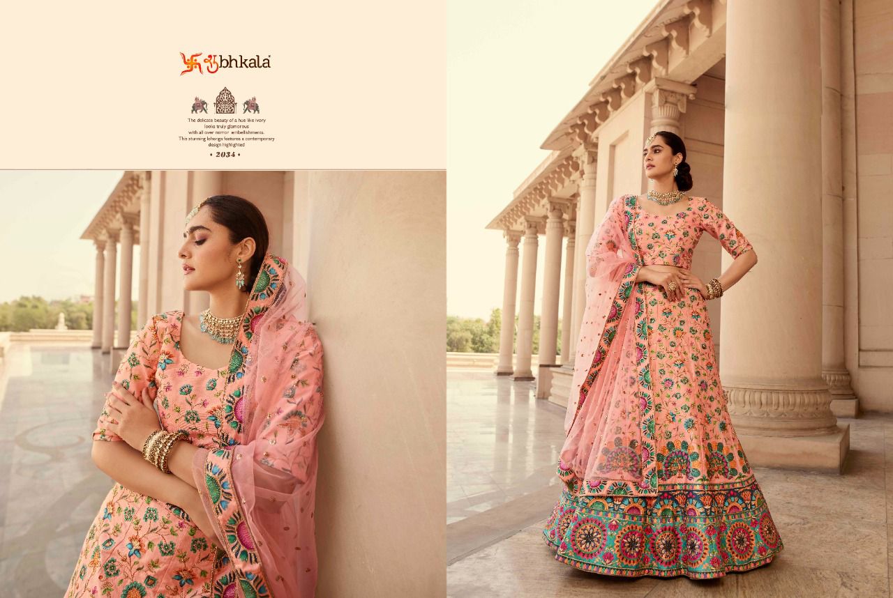 Shubhkala Veena Vol 2 Embroidered Heavy Designer Wedding Wear Lehenga Choli