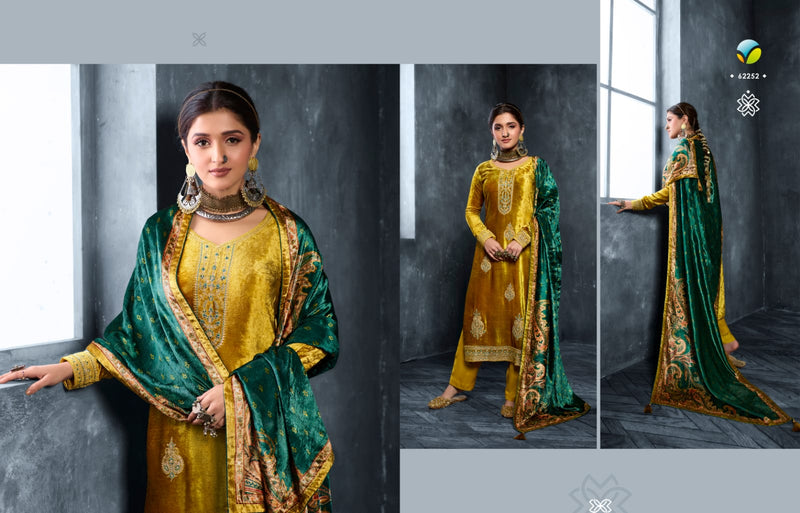 Vinay Fashion Kervin Velvet With Heavy Embroidery Work Stylish Designer Party Wear Salwar Kameez