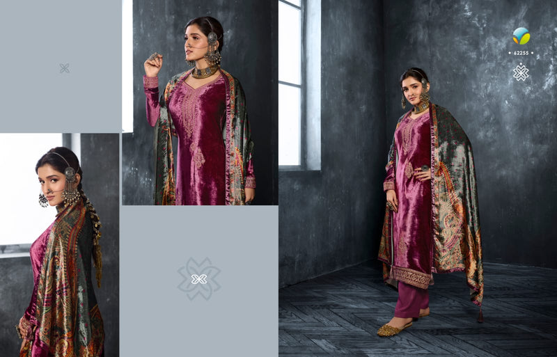 Vinay Fashion Kervin Velvet With Heavy Embroidery Work Stylish Designer Party Wear Salwar Kameez