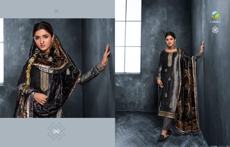 Vinay Fashion Kervin Velvet With Heavy Embroidery Work Stylish Designer Party Wear Salwar Kameez