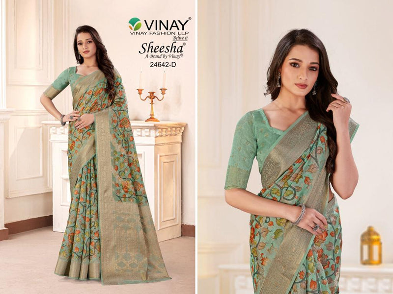 Vinay Fashion Ns 24642 Silk Jacquard Beautiful Party Wear Sarees