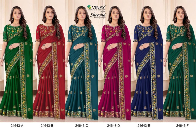 Vinay Fashion Ns 24643 Silk Georgette Party Wear Sarees